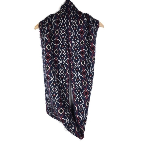 MADISON 88 Infinity Scarf Southwestern Boho Fringe Eyelash Soft Cozy Warm Thick - Picture 1 of 11